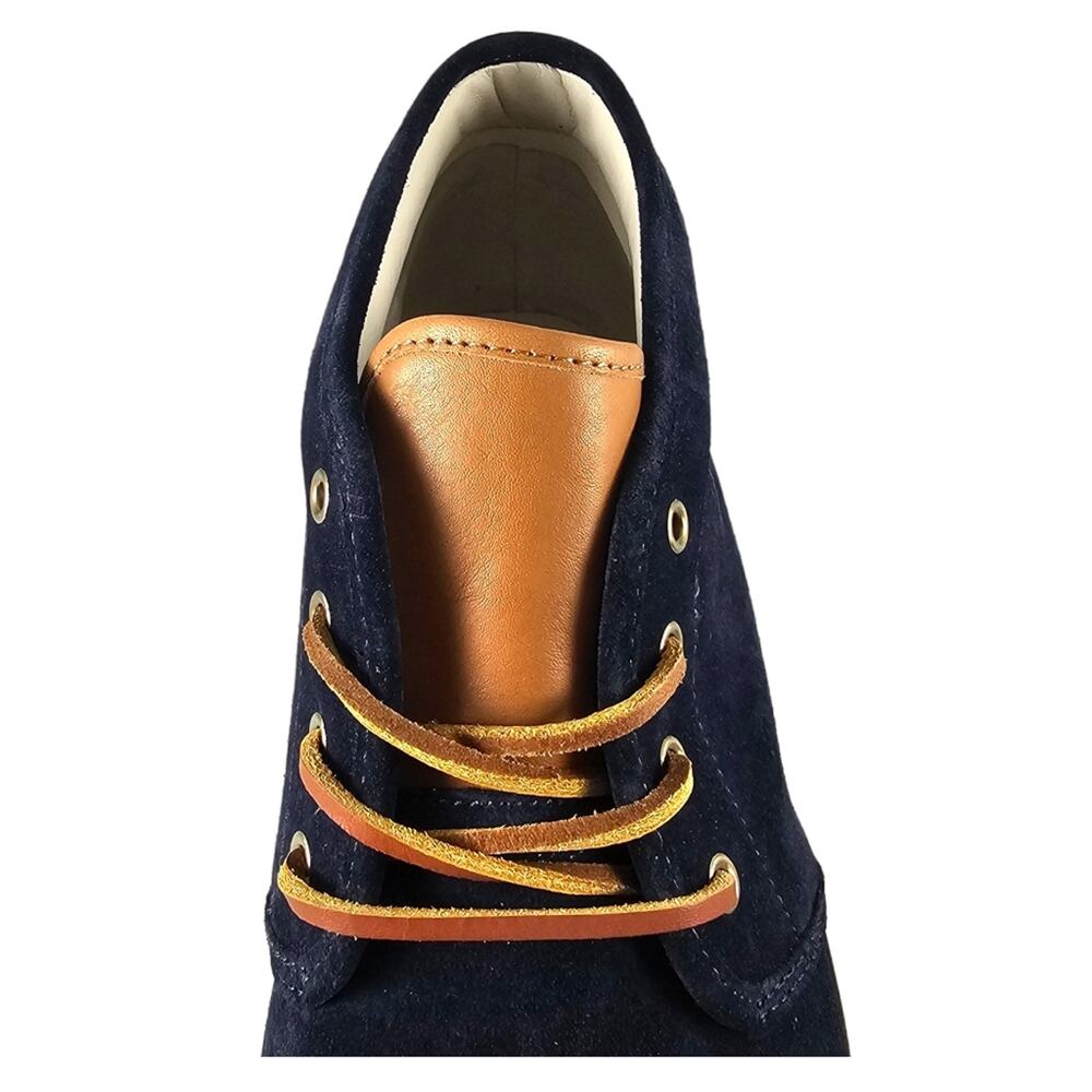 NWOT Polo Ralph Lauren Shoes Mens Size 13 Chukka Boots Blue Suede Keaton - Picture 8 of 16
